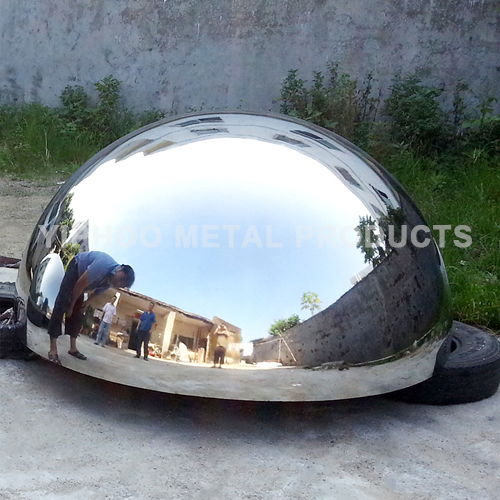 Aisi 304 Big Hollow Stainless Steel Half Ball