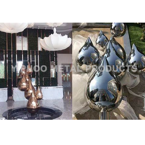 Stainless Steel Tear Drop Sculptures